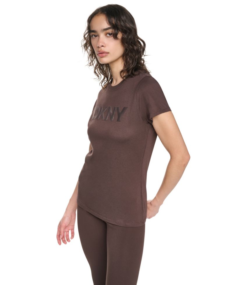 Women's Flocked Logo Crewneck T-Shirt