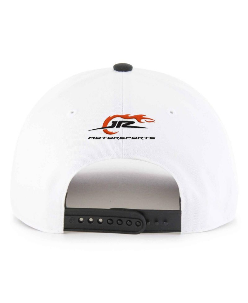 Men's White/Red Justin Allgaier Traveler Whiskey Two-Tone Hitch Adjustable Hat