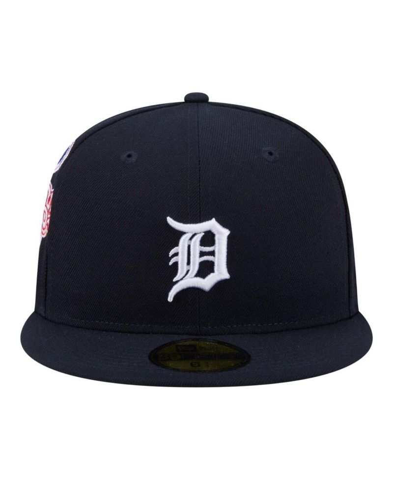 Men's Navy Detroit Tigers Hidden Hit 59FIFTY Fitted Hat