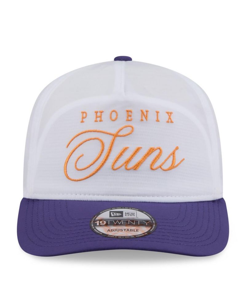 Men's White/Purple Phoenix Suns 2025 NBA Draft On-Stage Nylon 19TWENTY Adjustable Hat