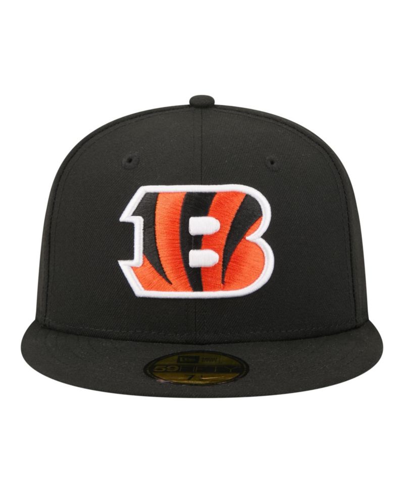 Cincinnati Bengals Fitted Flat-Bill Core Team 59FIFTY Hat