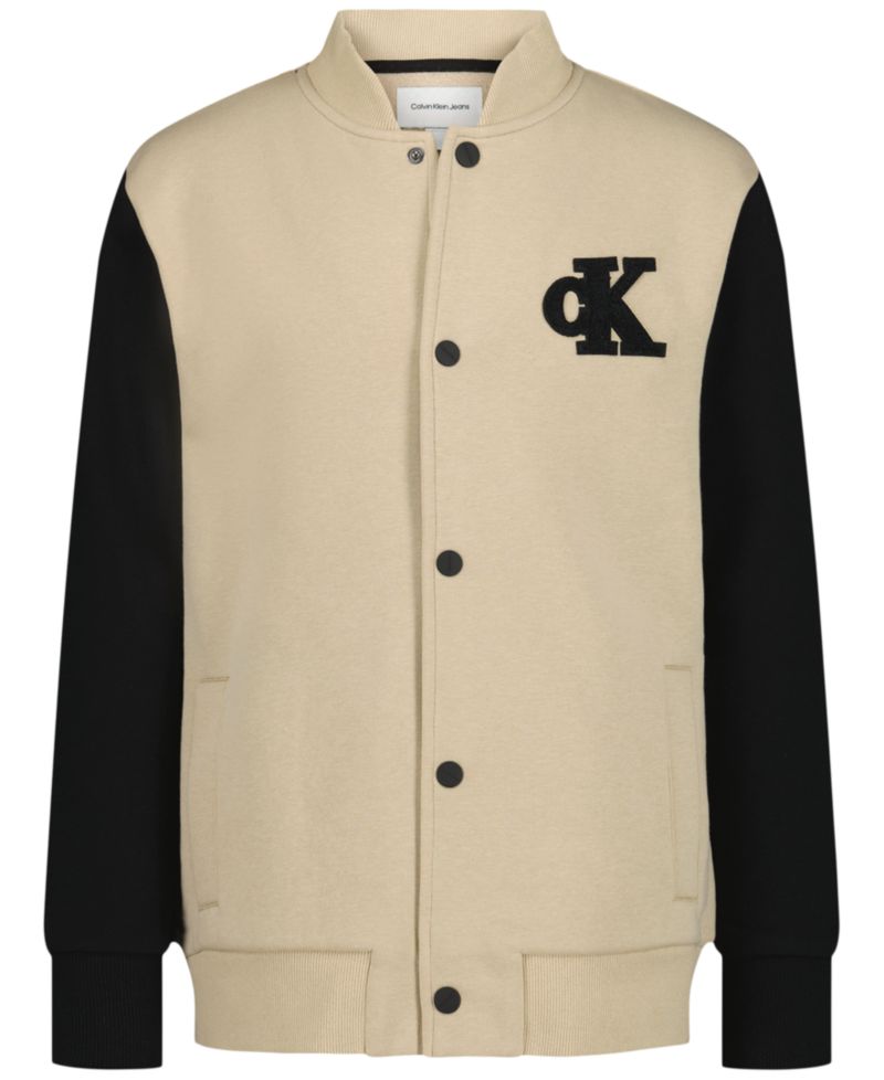 Boys' 8-20 Fleece College Long-Sleeve Jacket