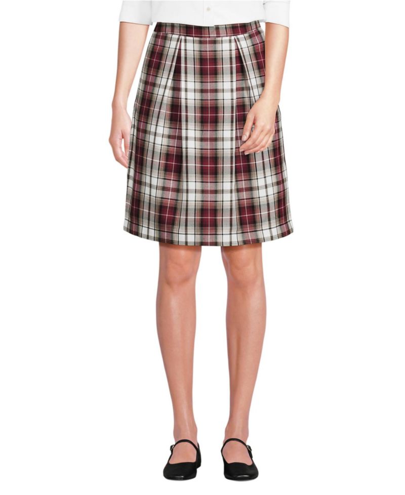 Women's Plaid Skort Top of Knee