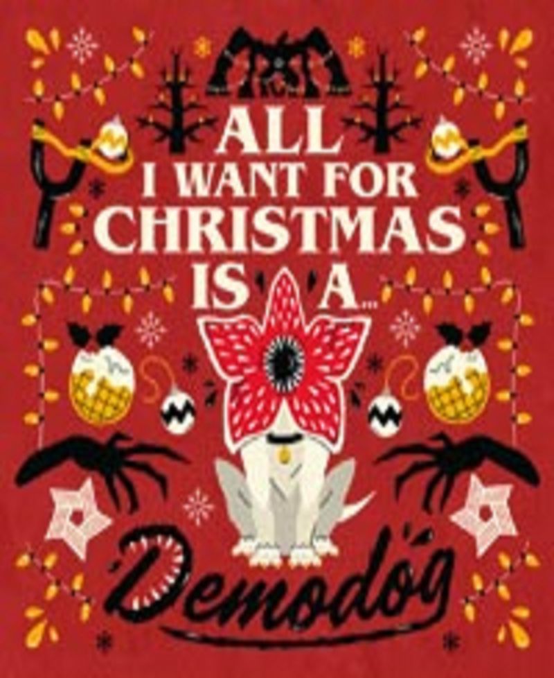 Men's Christmas Demodog Short Sleeve T-Shirt