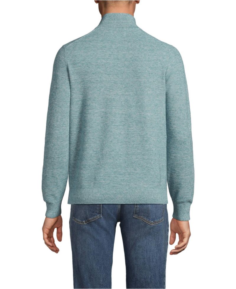 Men's Long Sleeve Summer Weight Quarter Zip