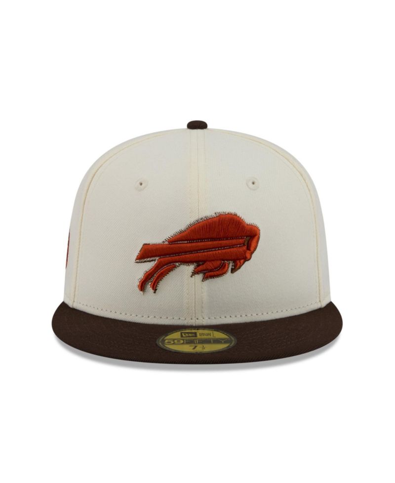 Men's Cream/Brown Buffalo Bills Pumpkin Spice 59FIFTY Fitted Hat
