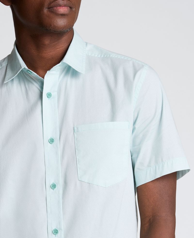 Men's Short-Sleeve Slim-Fit Shirt