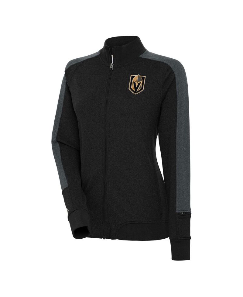 Women's Black Vegas Golden Knights Strike Full-Zip Track Jacket