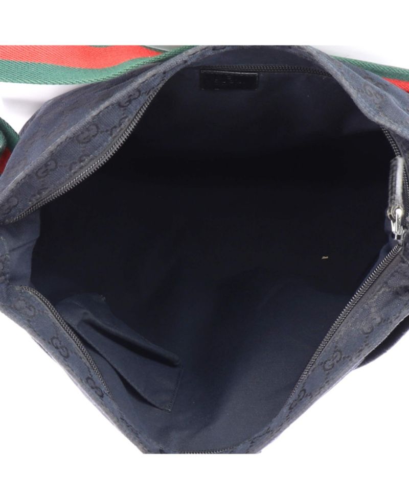 Medium Front Pocket Web Messenger GG Canvas