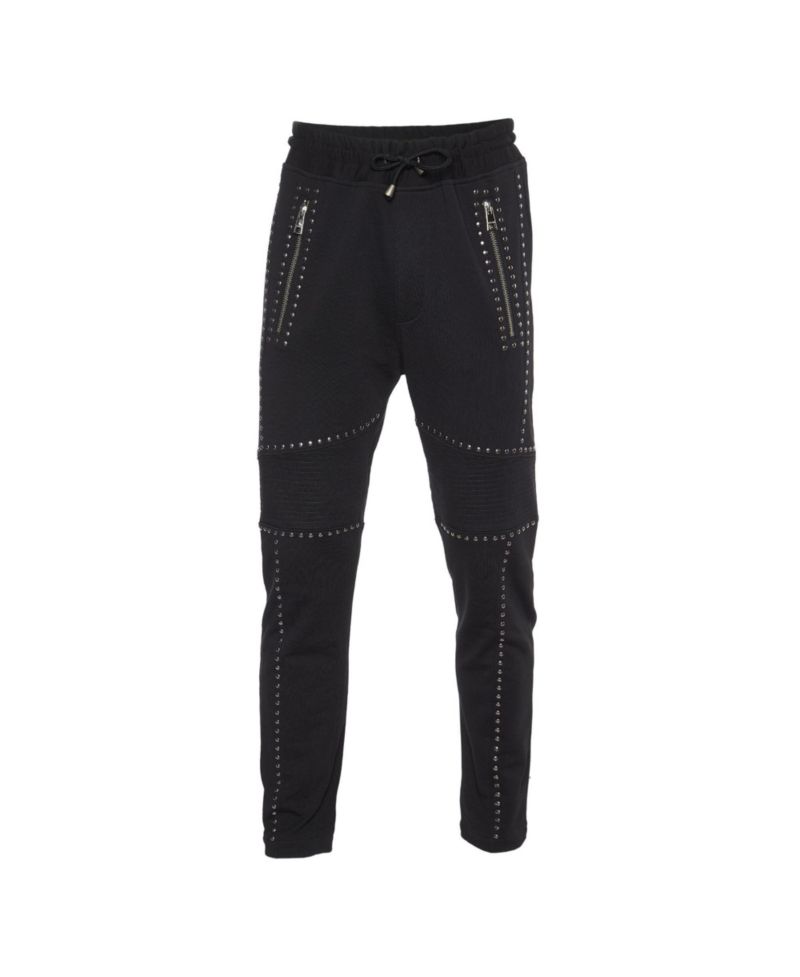 Women's Studded Cotton-Knit Track Pants