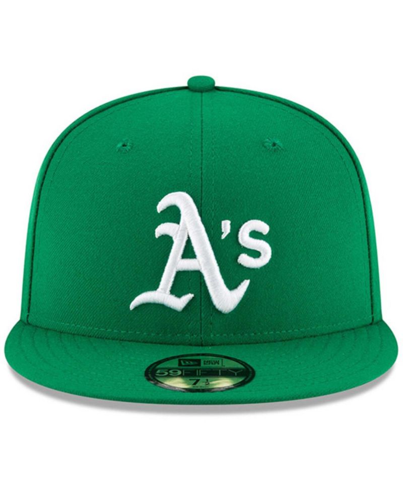 Men's Green Oakland Athletics Alt Authentic Collection On-Field 59FIFTY Fitted Hat