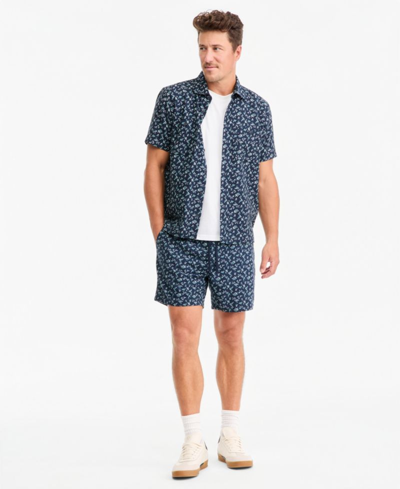 Men's Short-Sleeve Victor Ditsy Floral Shirt