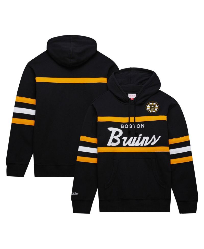 Men's Black Boston Bruins Head Coach Pullover Hoodie