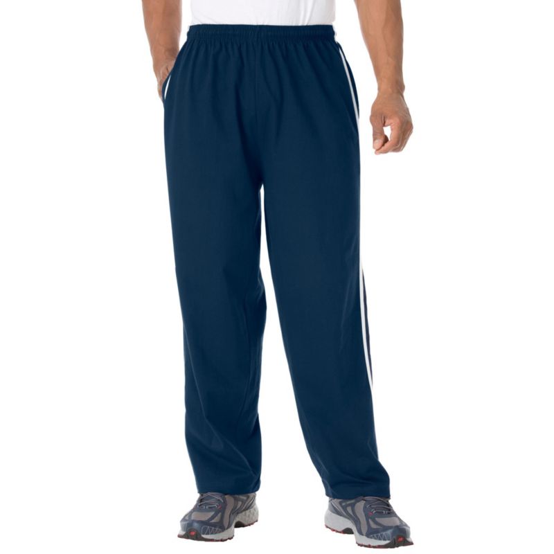 Men's Lightweight Jersey Side-Striped Sweatpants