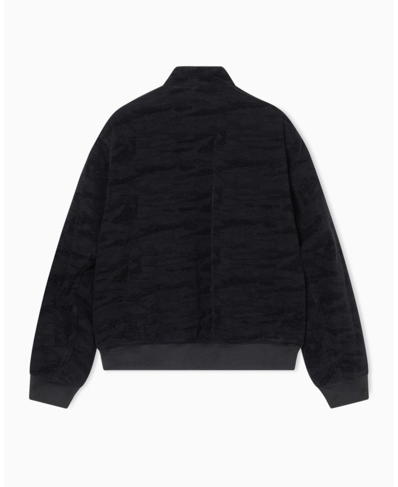 Men's Jacquard Camouflage Bomber Jacket