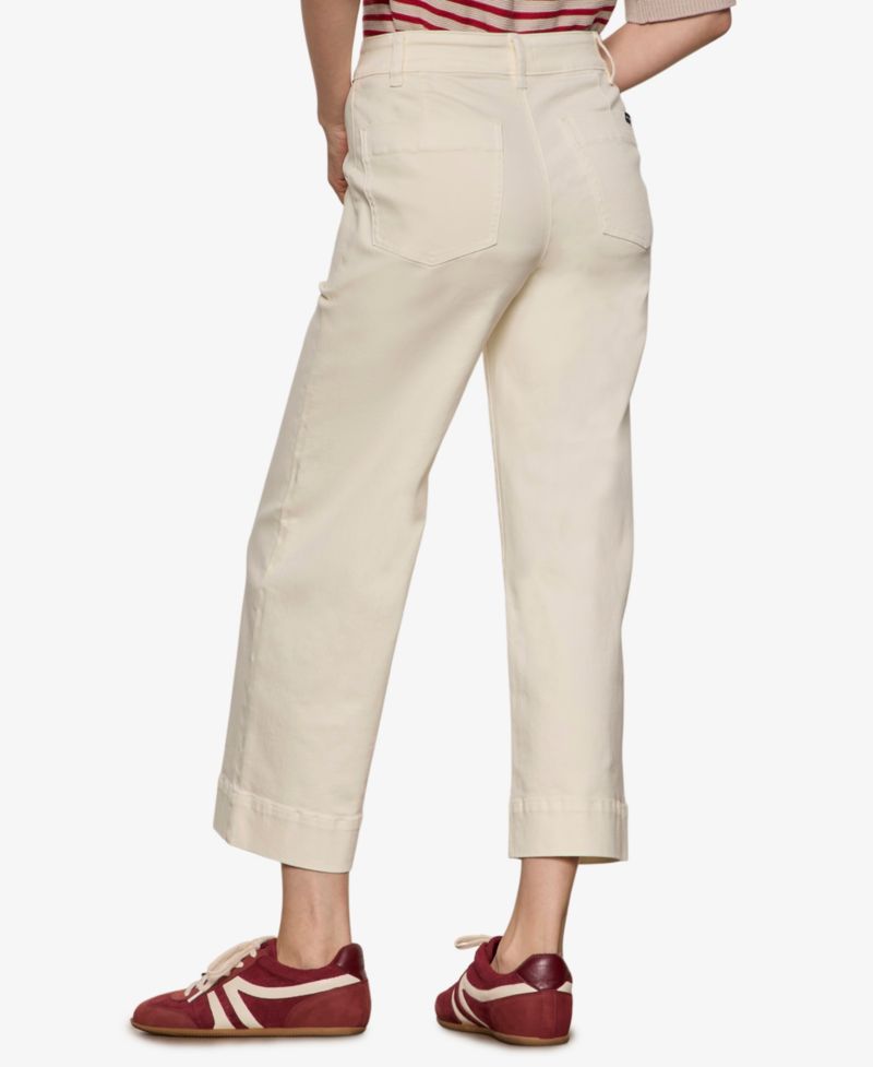 Petite Insider Cropped Straight-Leg Pants