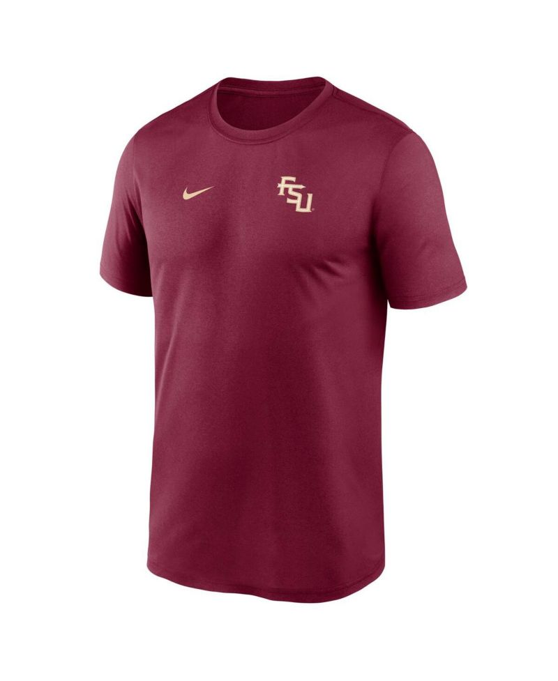 Men's Garnet Florida State Seminoles 2025 Sideline Small Logo Legend Performance T-Shirt