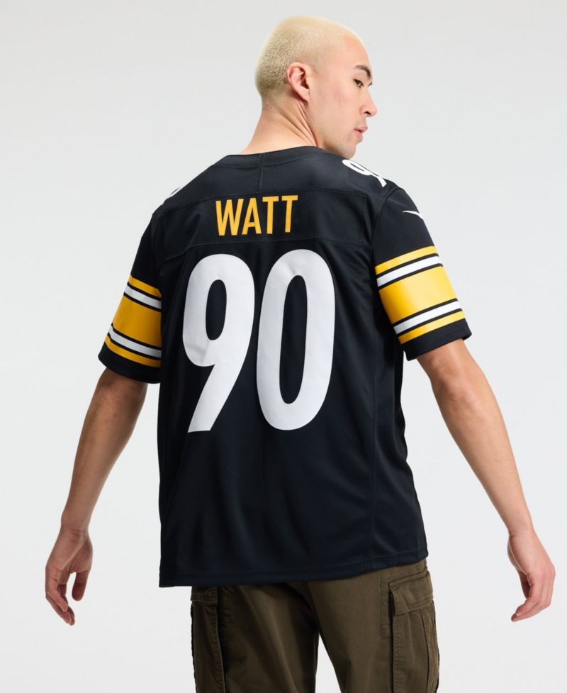 Men's T.J. Watt Black Pittsburgh Steelers Vapor F.U.S.E. Stitched Limited Jersey