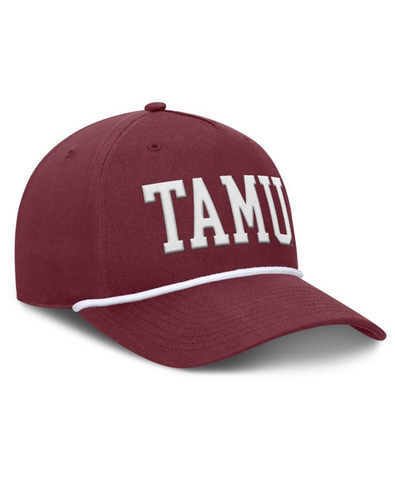 Men's Maroon Texas A&M Aggies Foul Ball Rope Adjustable Hat