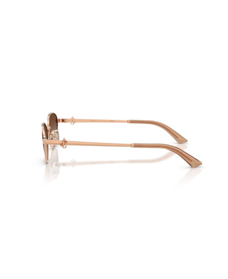 Women's Oval Brown Gradient Sunglasses JC4032BD