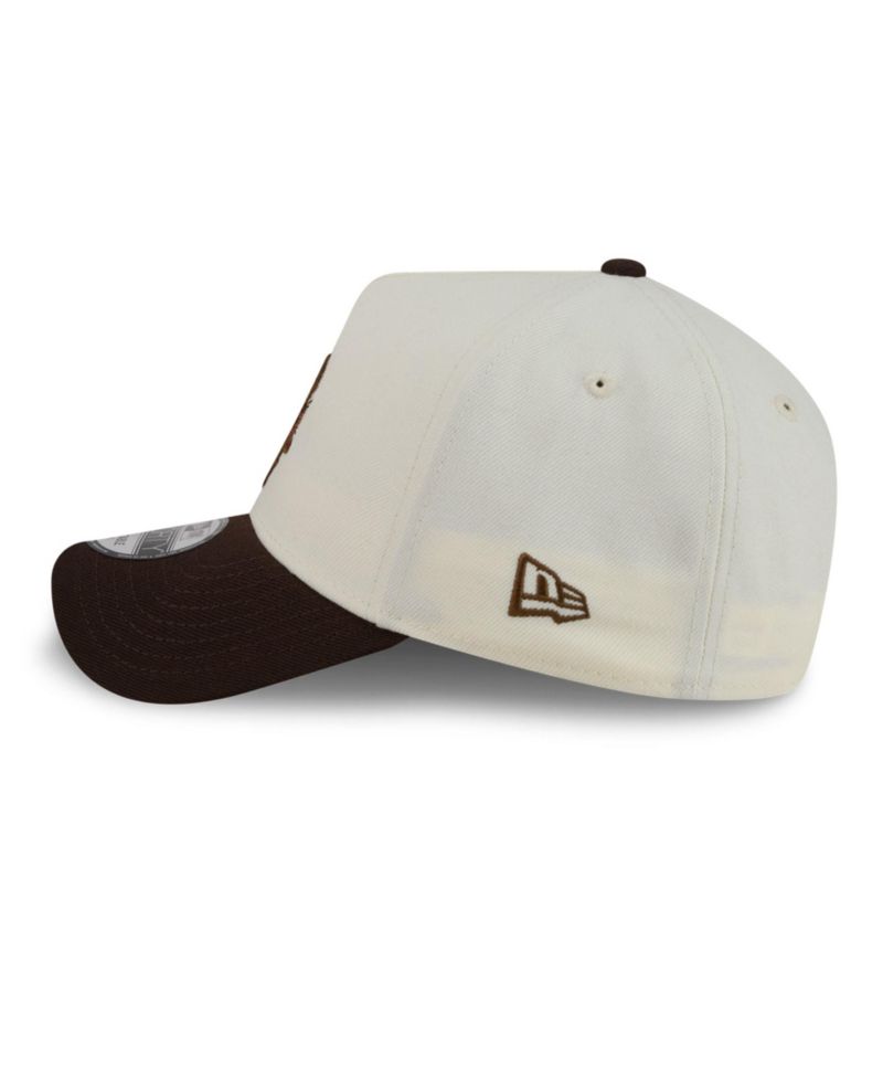 Men's Cream/Brown Minnesota Vikings Pumpkin Spice A-Frame 9FORTY Adjustable Hat