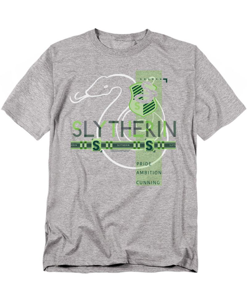 Men's Slytherin Pattern Crest T Shirt