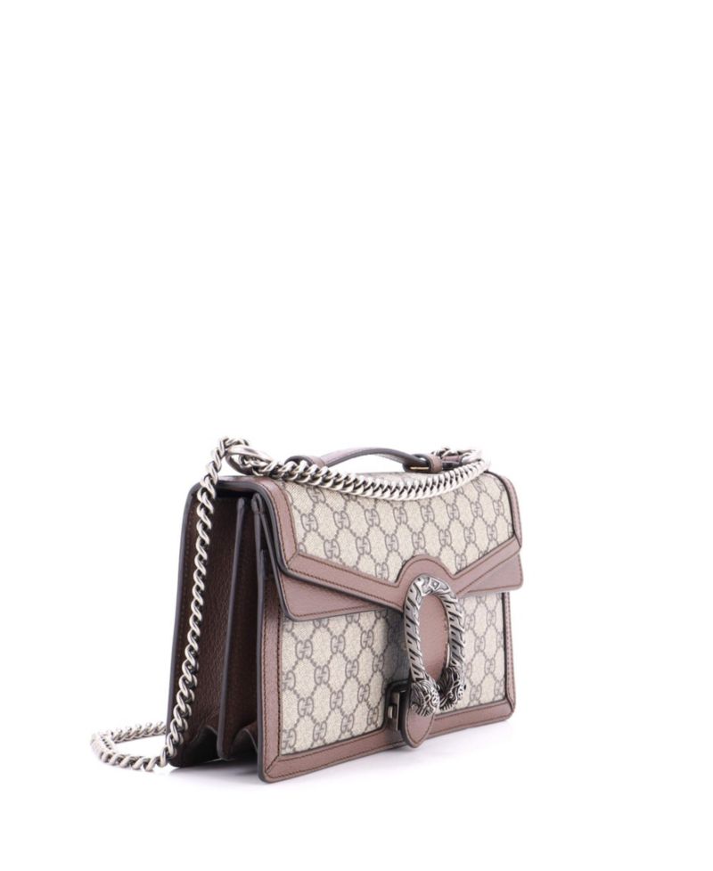Small Dionysus Top Handle Chain Bag GG Coated Canvas