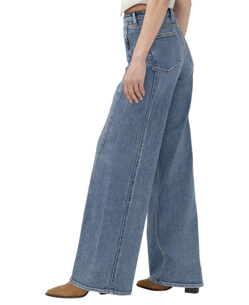 Women's Isbister High-Rise Wide-Leg Denim Jeans