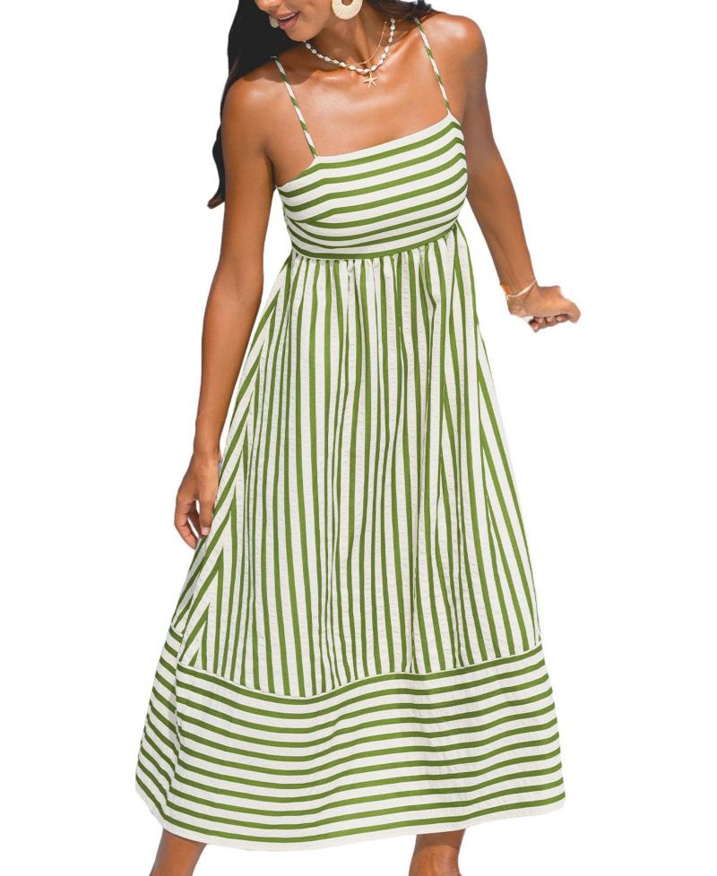 Women's So Grounding Striped Maxi Beach Dress