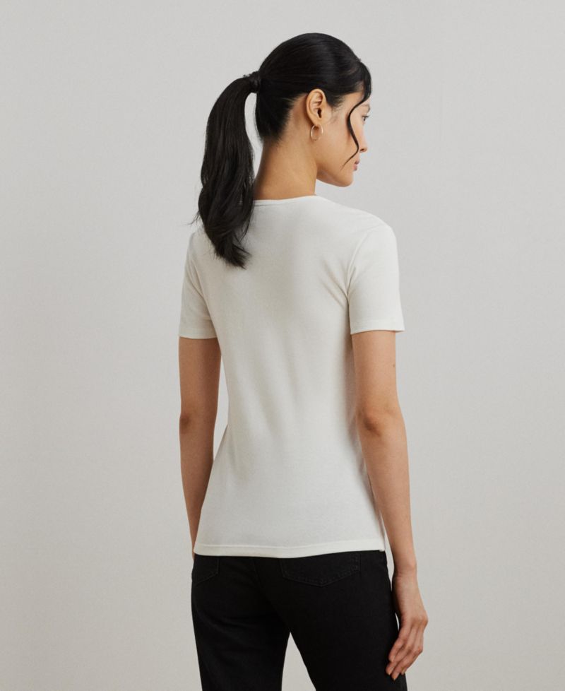 Stretch Knit T-Shirt, Regular & Petite