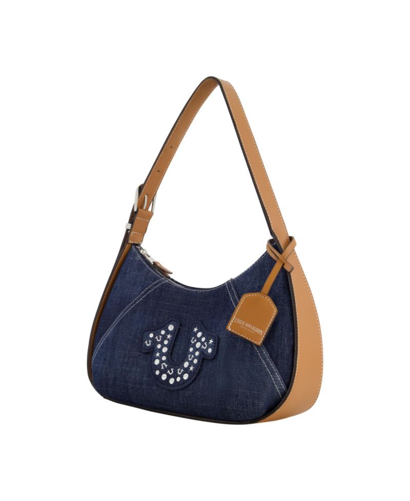 True Religon Strudded logo Denim Hobo