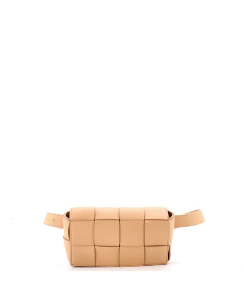 Cassette Belt Bag Maxi Intrecciato Leather