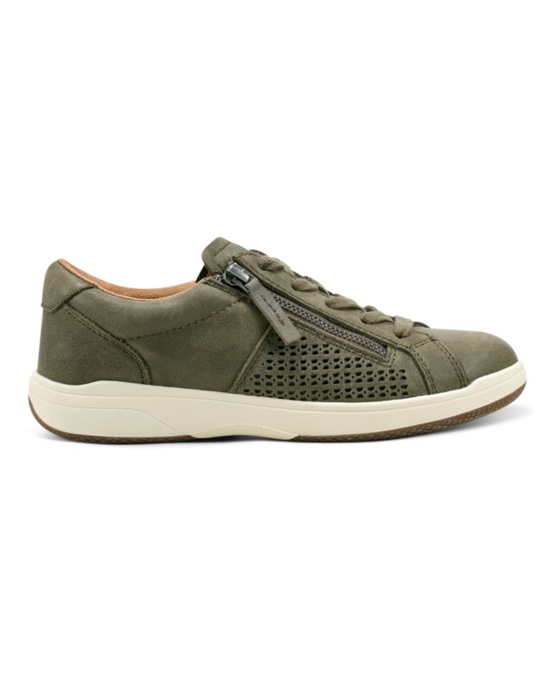 Women's Netta Side Zip Lace-Up Sneakers