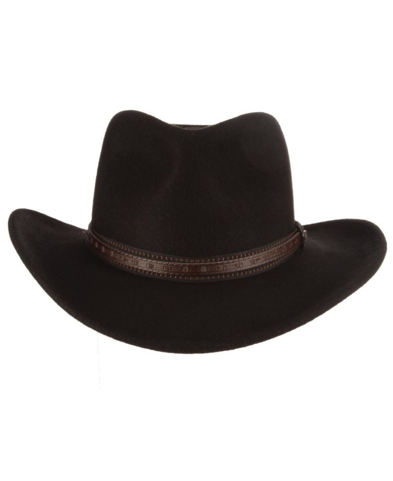Men's Wool Felt Outback Overlay Hat