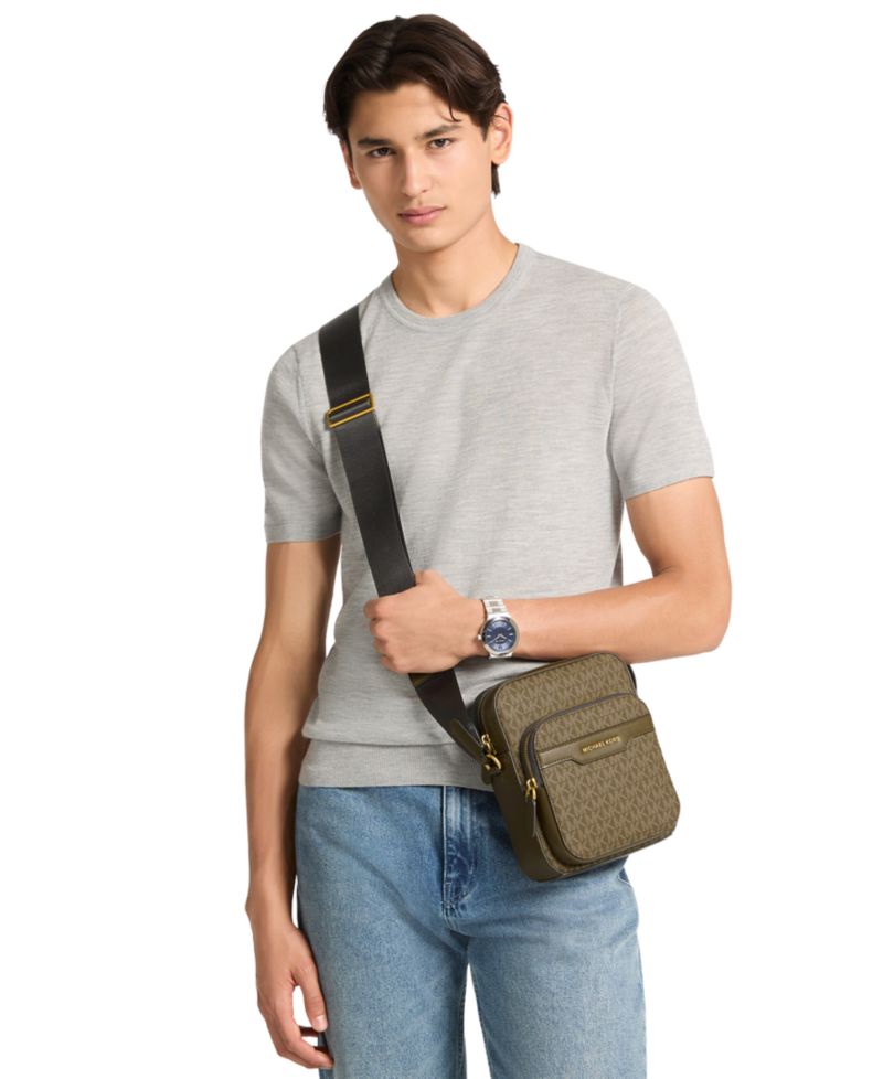 Men's Hudson Mini Signature Logo Crossbody Bag