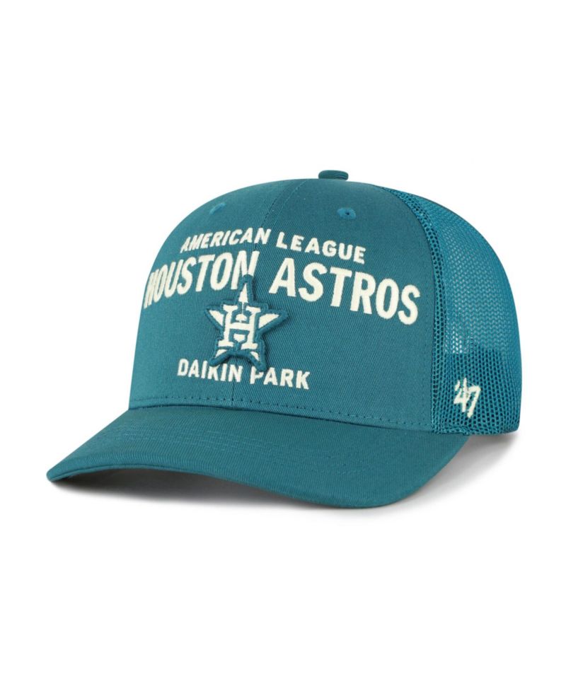 47 Brand Men's Teal Houston Astros Contemporary Hitch Adjustable Trucker Hat
