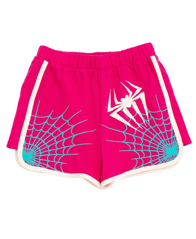 Little Girls SPIDERMAN Spidey and His Amazing Friends Cosplay Tank Top and Dolphin Active French Terry Shorts Outfit Set