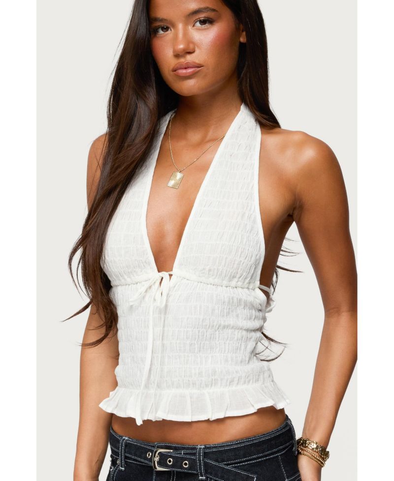 Women's Larissa Scrunch Halter Top