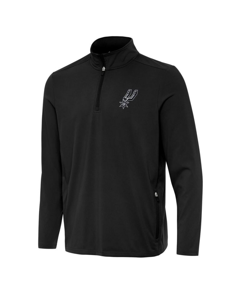 Men's Black San Antonio Spurs Perilous Quarter-Zip
