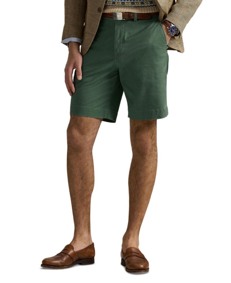 Men's Stretch Classic-Fit Chino Shorts, 9" inseam