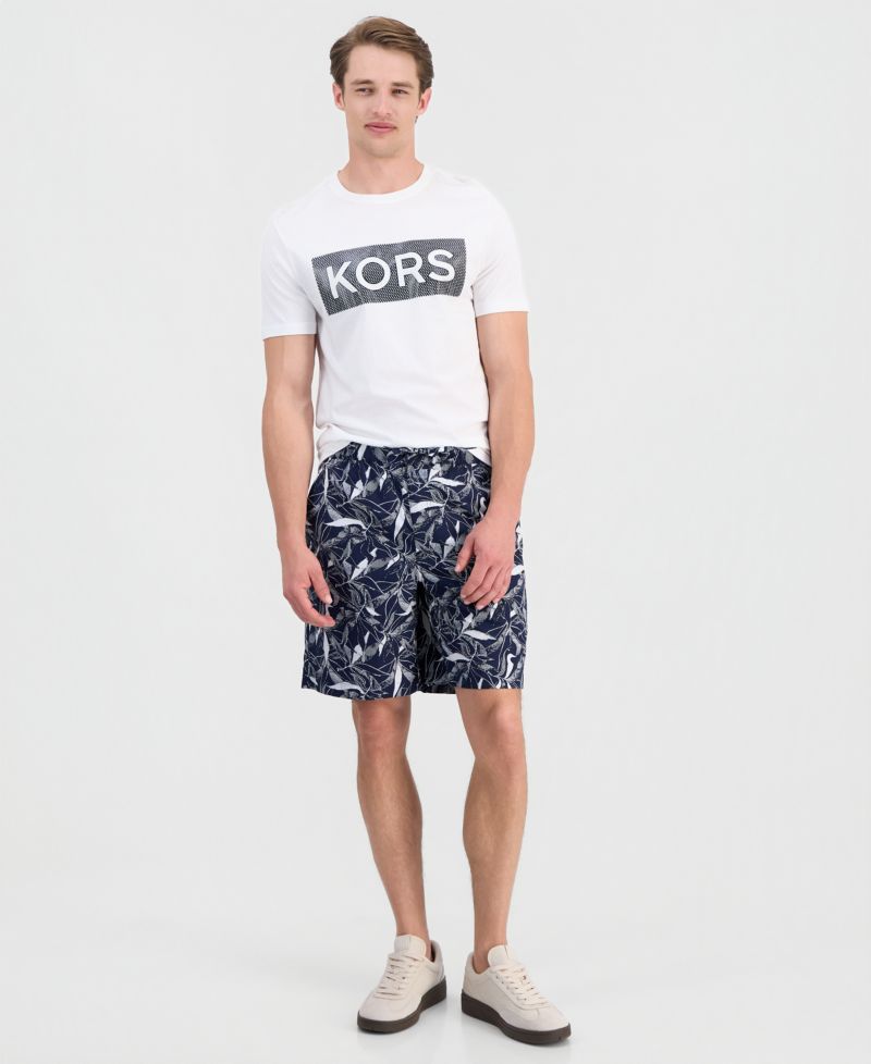Men's Large Floral Print Shorts