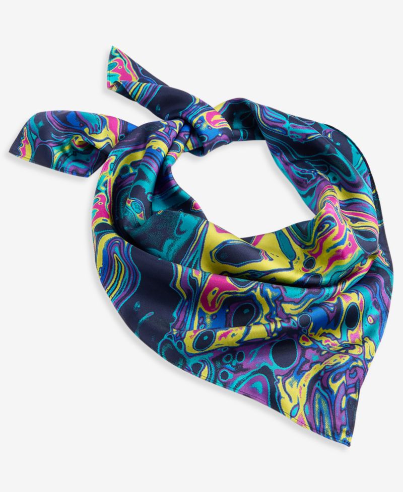 Women's Silk Printed Square Scarf