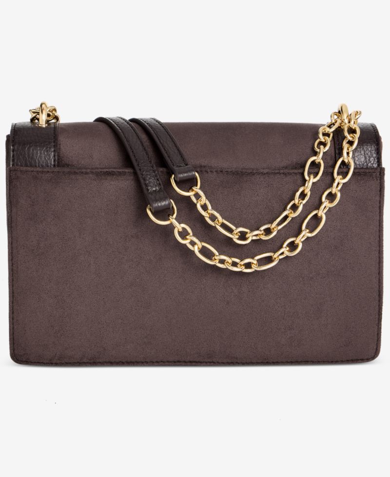 I.N.C International Concepts Ajae Faux-Suede Stud Shoulder Bag