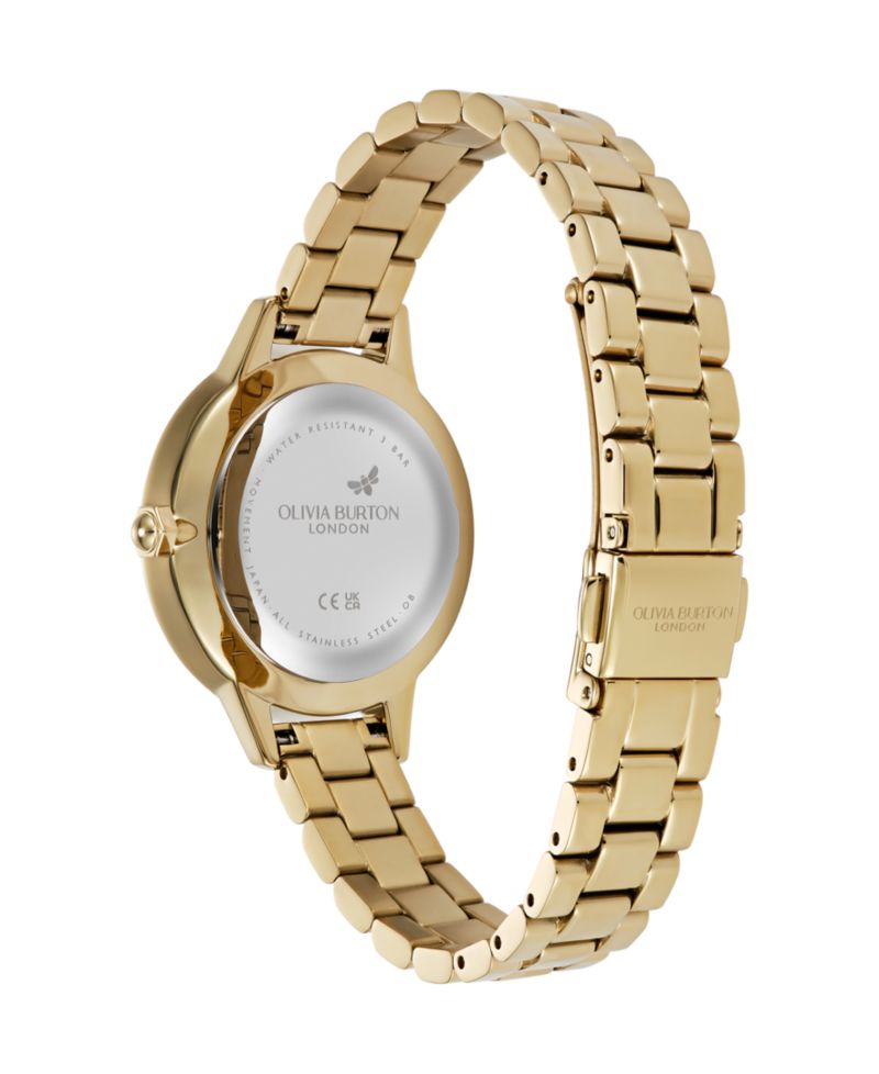 Women's Captivate Gold Tone Stainless Steel Bracelet Watch, 34mm