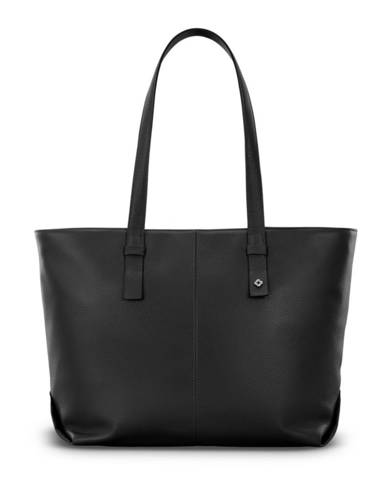 19" Mobile Solution 2 Leather Tote Bag