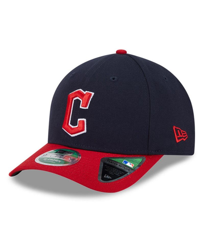 Men's Navy Cleveland Guardians Player Replica 9FORTY Adjustable Hat