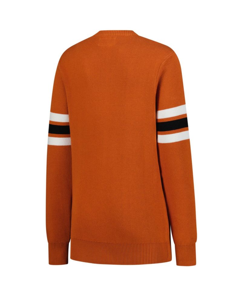 Men's and Women's Texas Orange Texas Longhorns Renew Knit Vintage Sweater