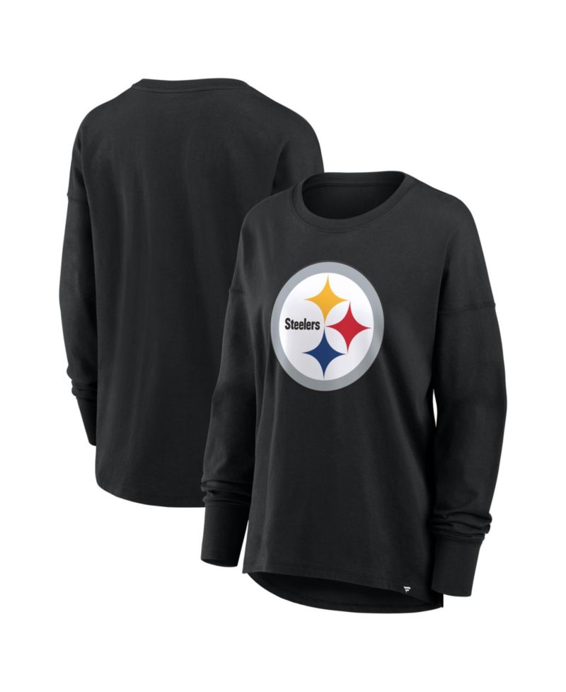 Women's Black Pittsburgh Steelers Essential Long Sleeve T-Shirt