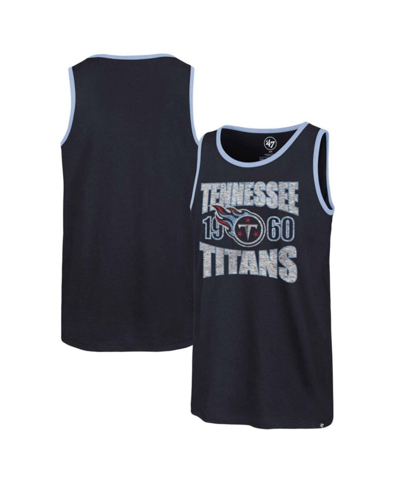 Men's Navy Tennessee Titans Upload Franklin Tank Top