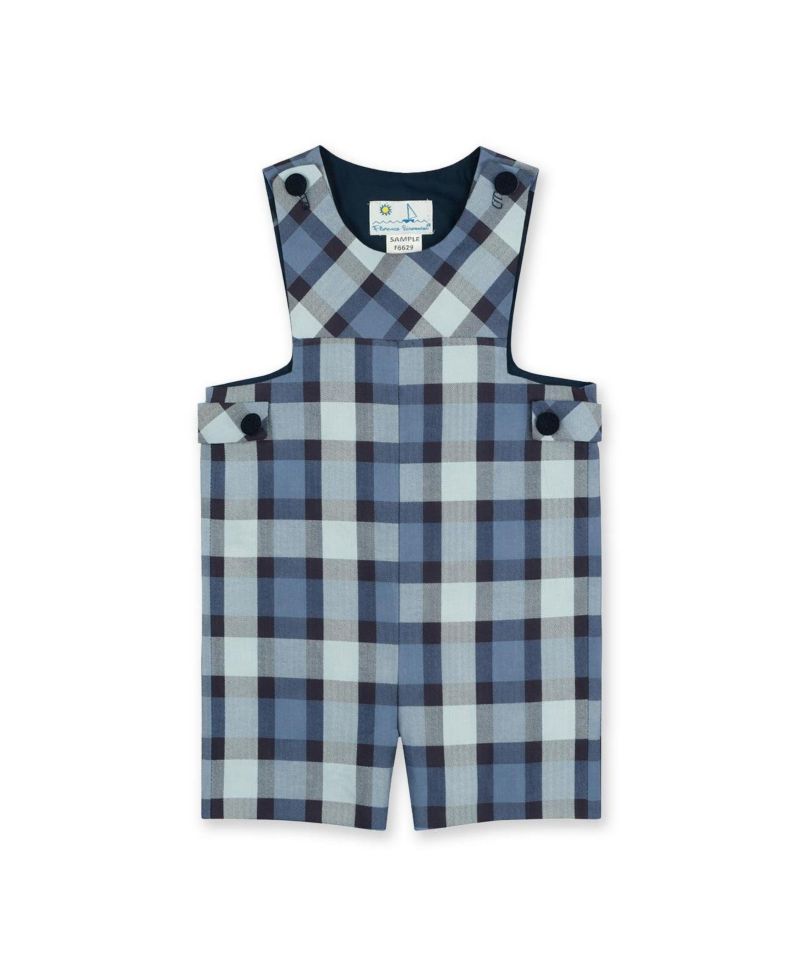 Baby ( 6M to 24M ) Plaid Shortall Romper
